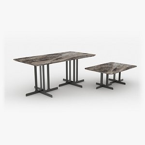 3D model Metal Leg Table
