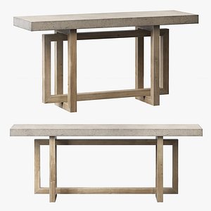 Heston Console Table 3D model