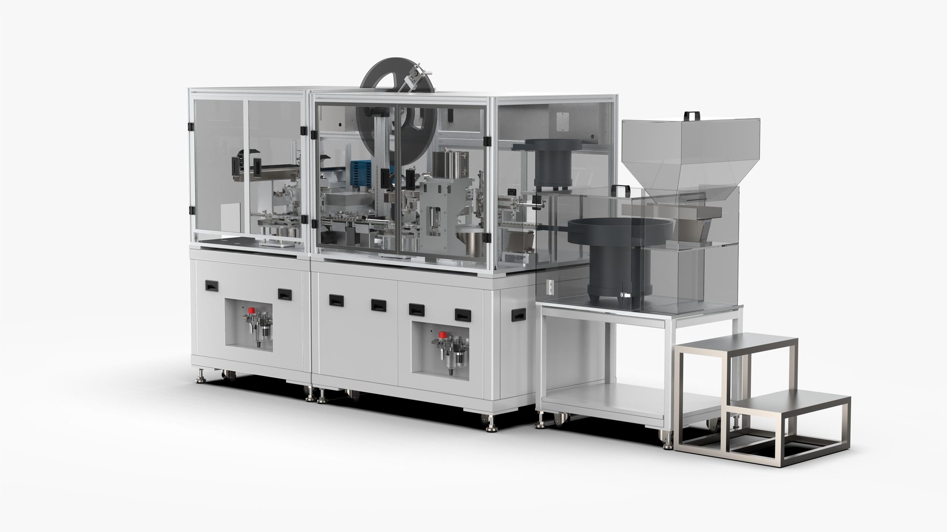 Automatic Micro Motor Assembly Machine 3D - TurboSquid 2165149