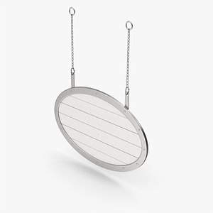 3D model Hanging Signboard
