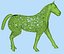 big voronoi stytle horse