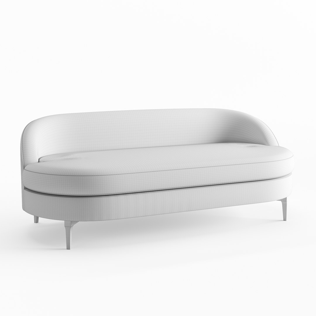 3D Belle Sofa Settee Model - TurboSquid 1820480