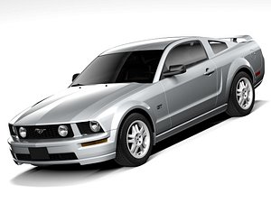 Ford Mustang GT 2005 3D model