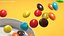 Multicolored Chocolate Candies
