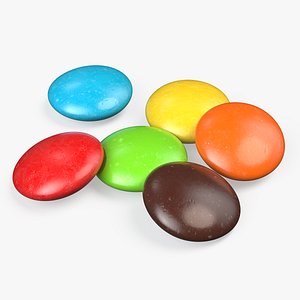 Multicolored Chocolate Candies
