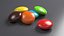 Multicolored Chocolate Candies