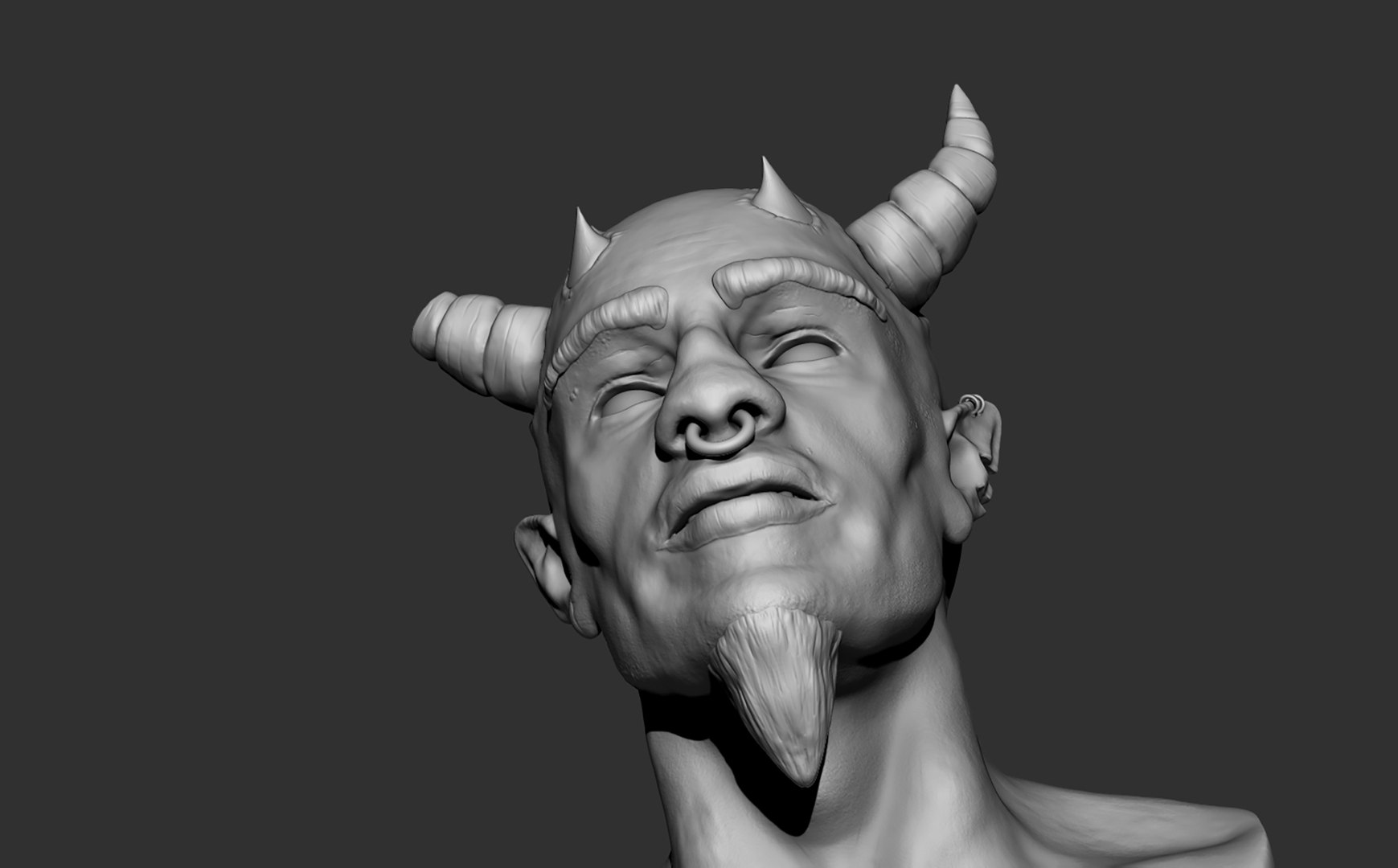 Devil Head Print 3D Model - TurboSquid 2073730