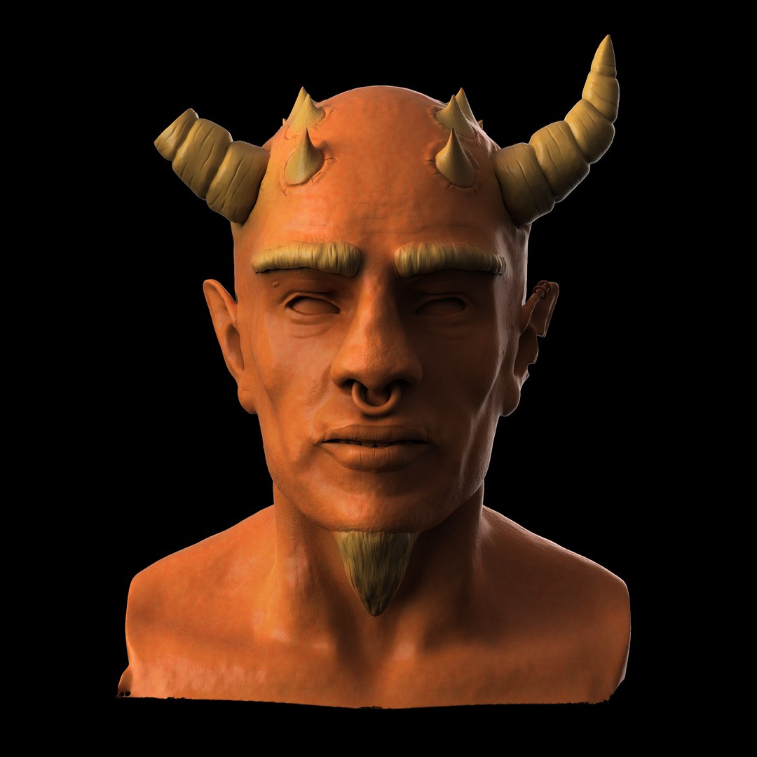 Devil Head Print 3D Model - TurboSquid 2073730