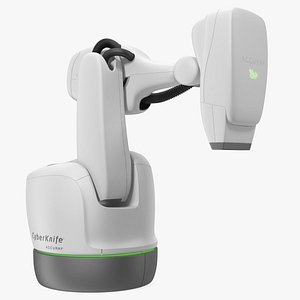 Radiation Therapy Device Accuray CyberKnife Device Rigged 3D Model