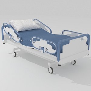 3D model Hospital Bed 6