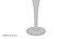 realistic champagne flute glass 3D