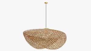 Vertigo Bamboo Rattan Pendant Lamp