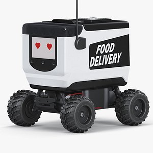 food delivery robot 3D