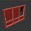 Silicone Glazed Curtain Wall Window  Modular Low Poly 3D Model