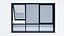 Silicone Glazed Curtain Wall Window  Modular Low Poly 3D Model