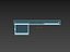 Silicone Glazed Curtain Wall Window  Modular Low Poly 3D Model