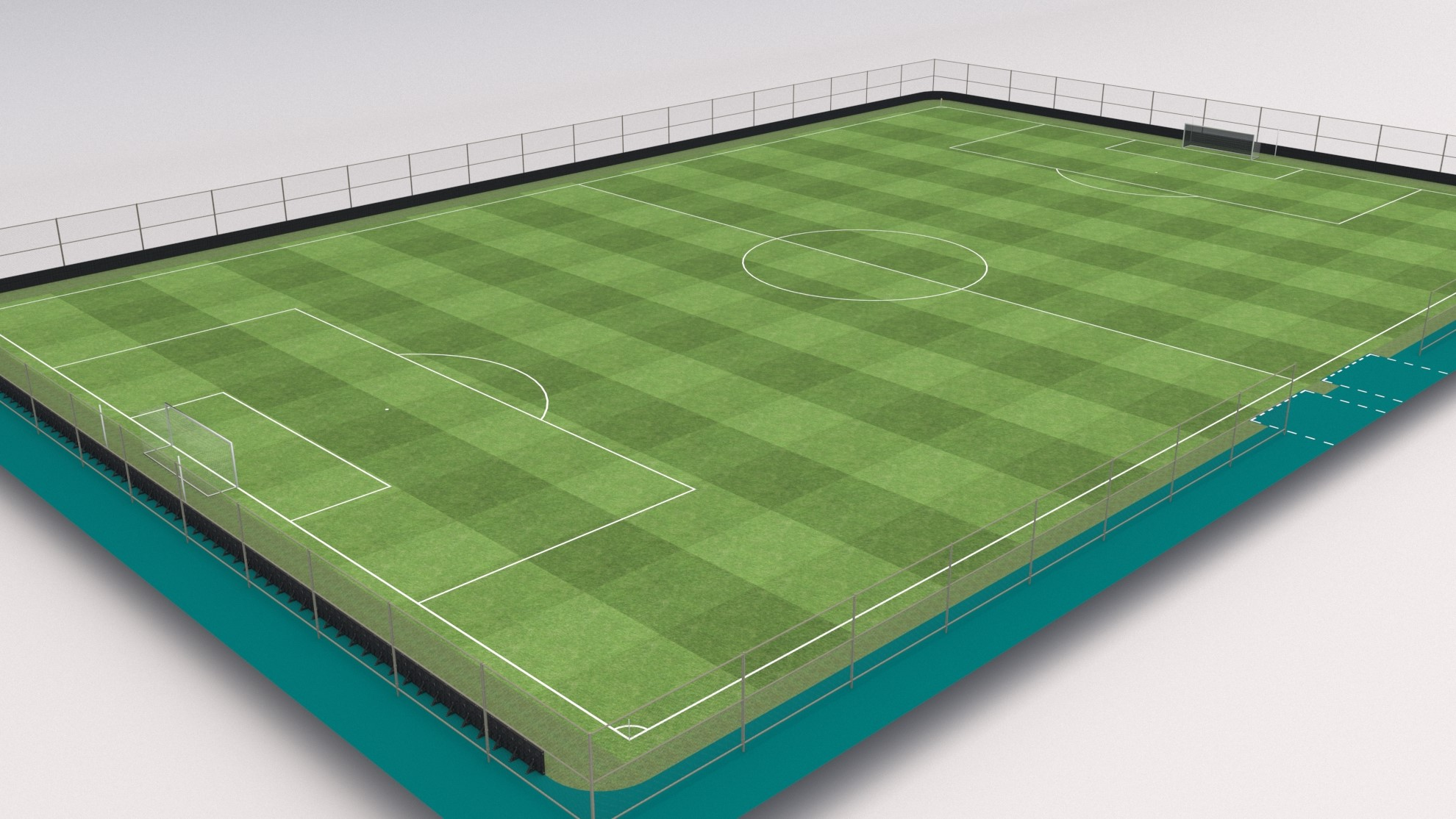 Soccer Field 3d Turbosquid 1732893 