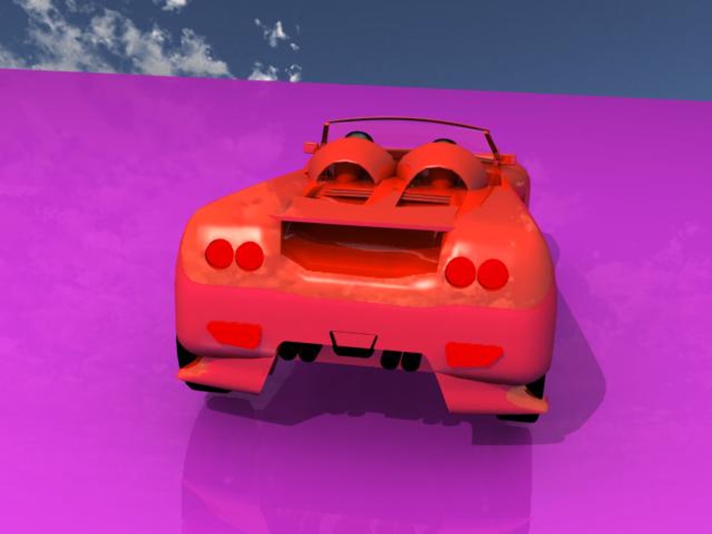 K1 Sports Car 3d Model