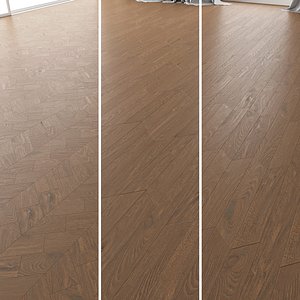 3D parquet oak vincinyatta brushed model