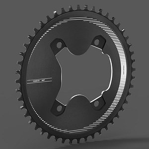 Bike Chainring Set 3D model