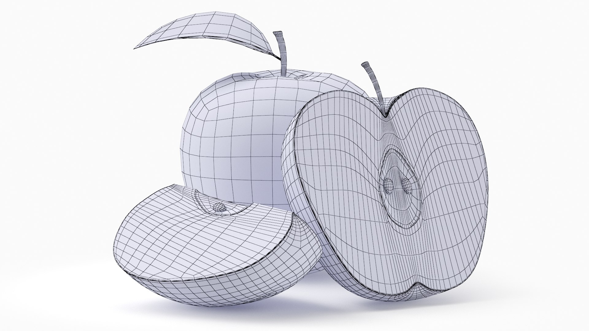 3D Apple Set 03 - TurboSquid 2213024
