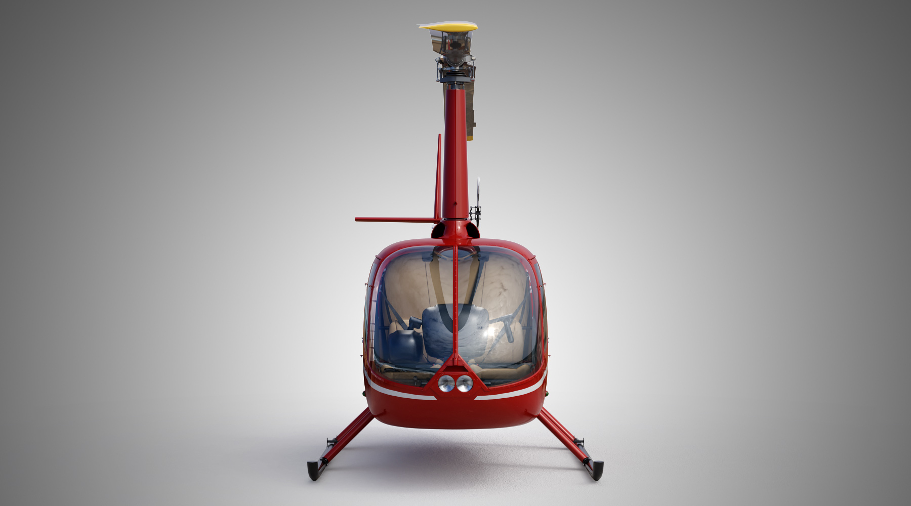 modelo 3d Helicoptero Robinson R66 Turbine Red - TurboSquid 1355803