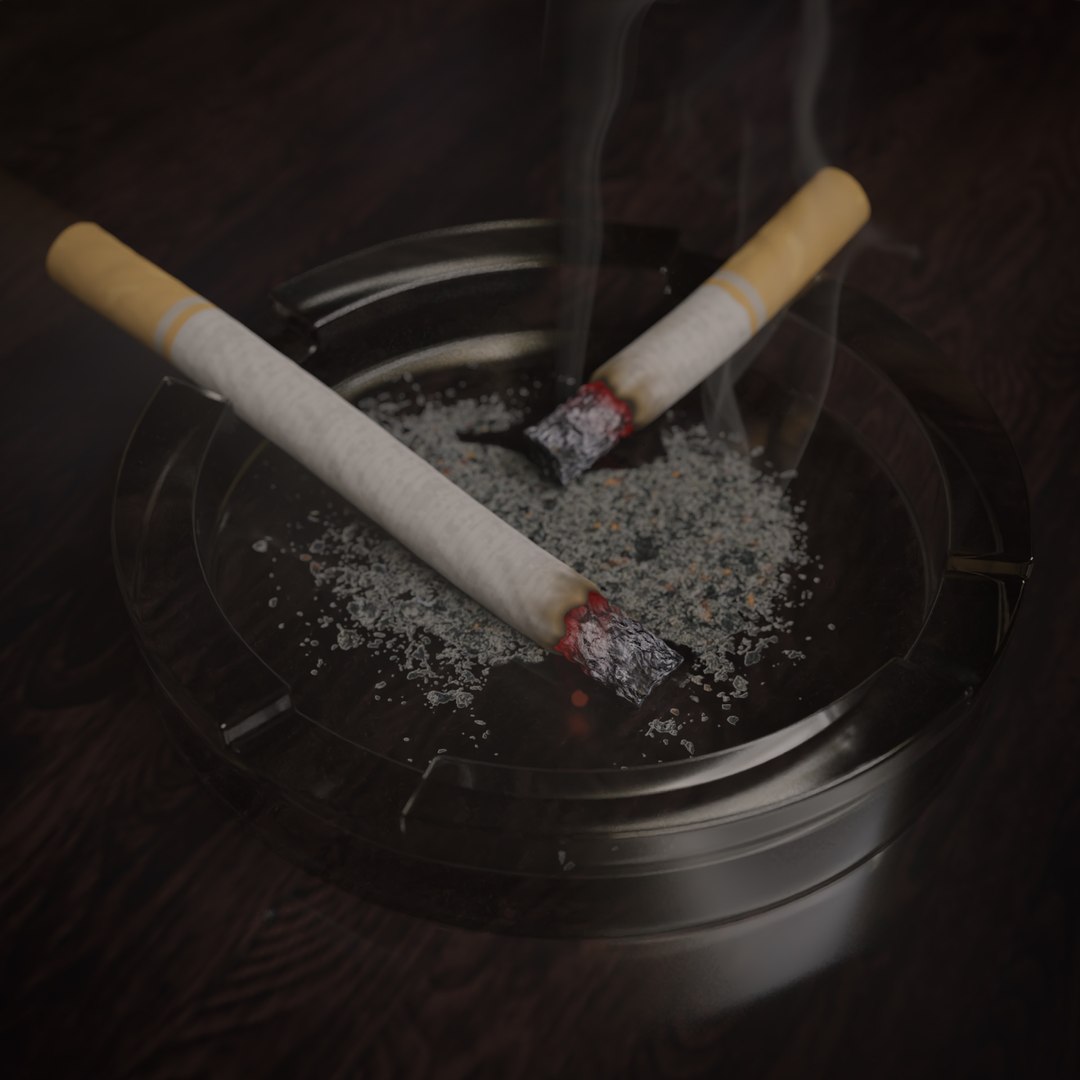 Blender Cigarette Scene 3d Model - Turbosquid 1547616