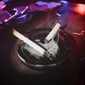 blender cigarette scene 3D model