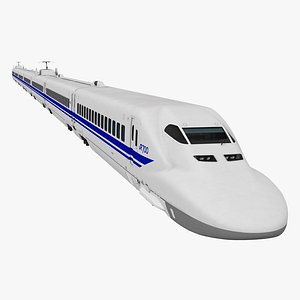 bullet train jr700 japan 3d obj