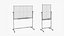 3D White Board Set model