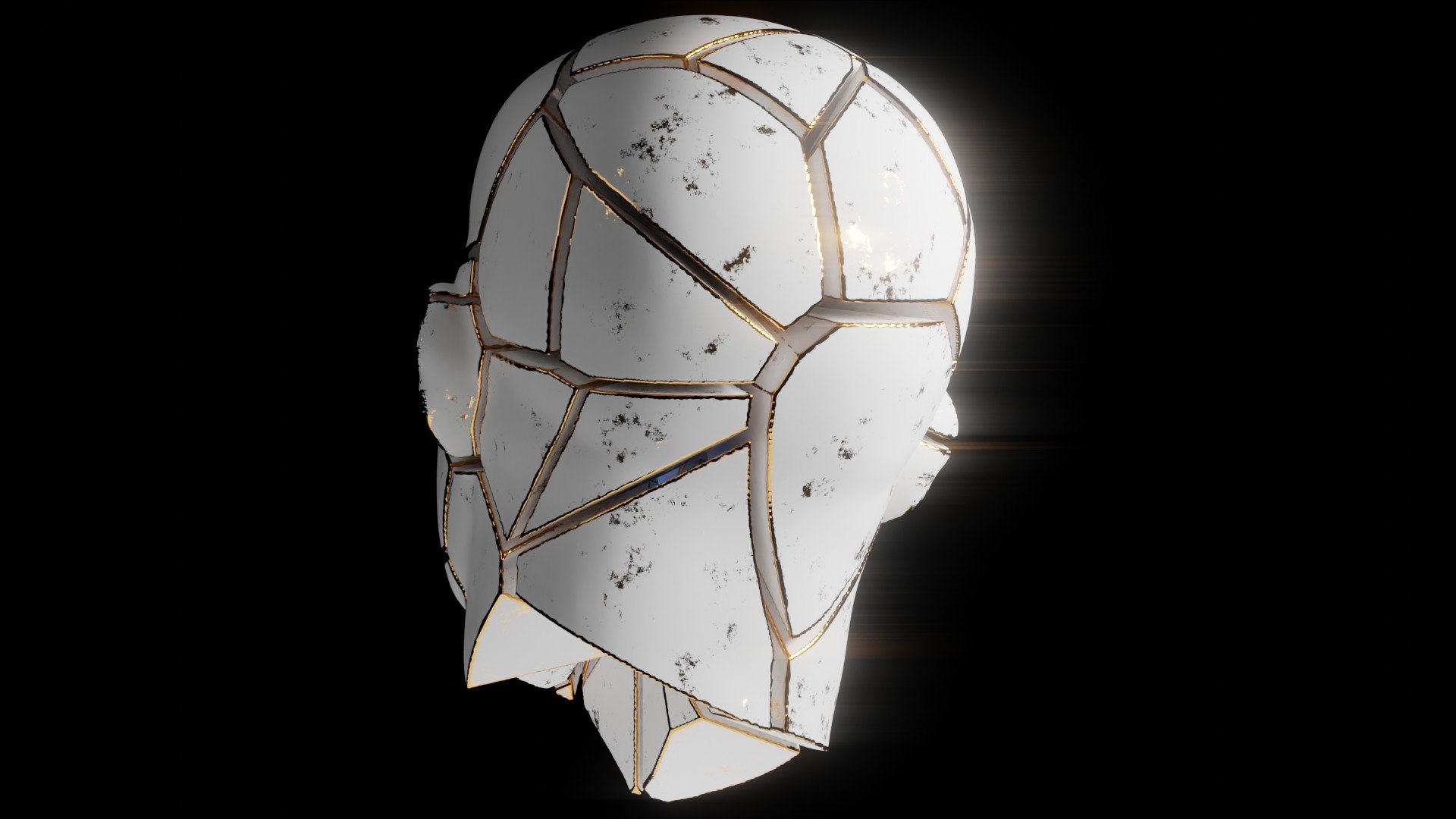 Abstract Cybernetic Fragmented Head 3D - TurboSquid 2551611