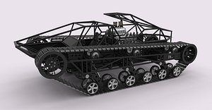 vehicle track 3D model