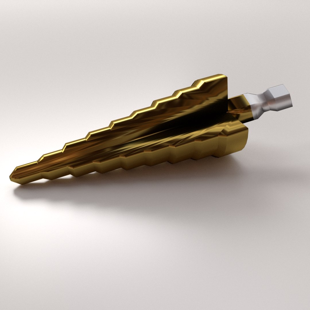 3D Model Pyramid Drill Bit - TurboSquid 1642716