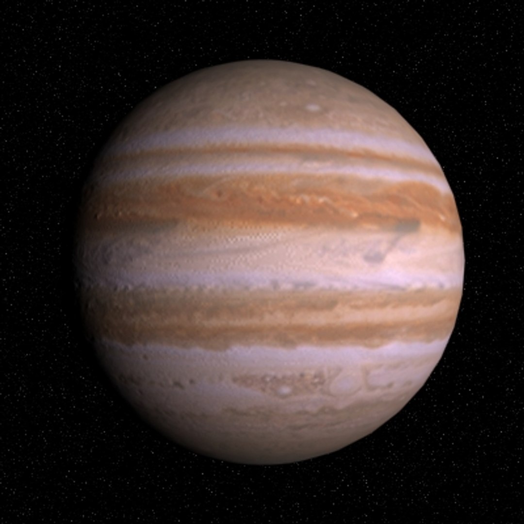 Solar Planet Jupiter 3d Model