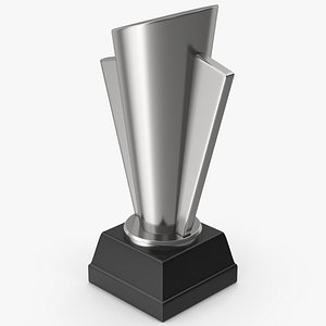Silver Award Trophy 3D