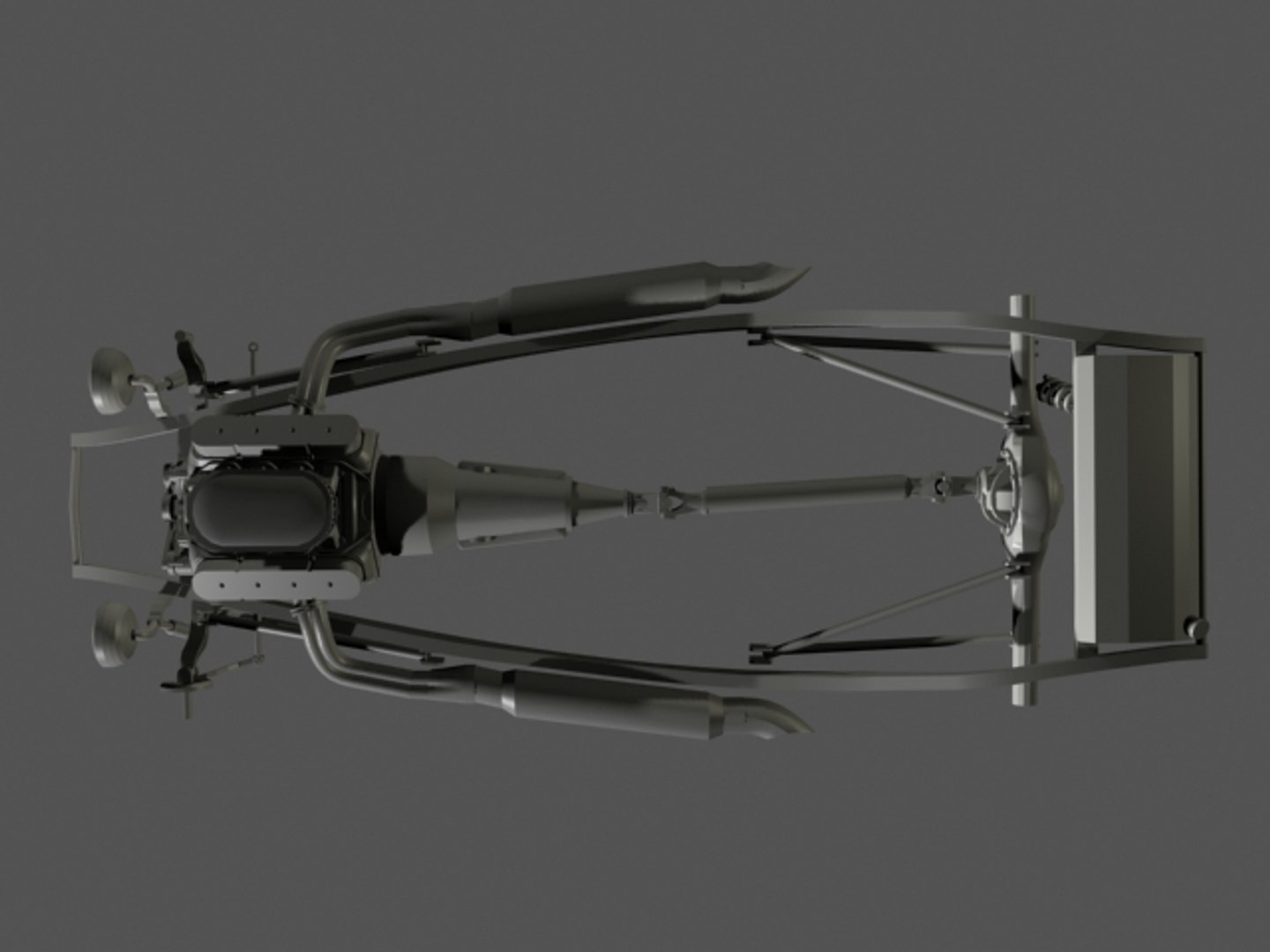 3d Chassis Drive Train Engine