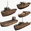 Rusty Boats Set