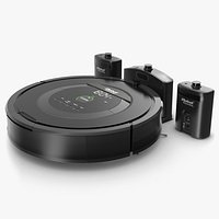 Vacuum Cleaner IRobot Roomba 880 with Charger and LightTowers