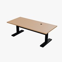 Meeting Table with Pedestal Bases - Standard furniture