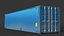 High Cube Shipping Container 40ft Blue