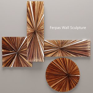 3d model ferpas wall sculpture