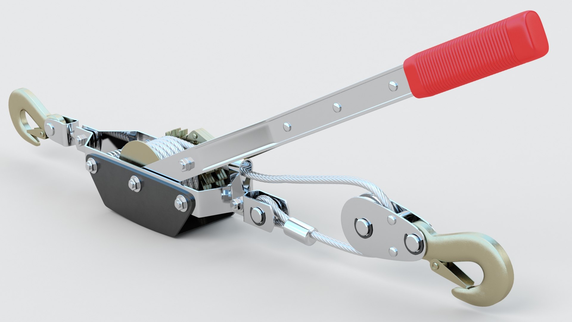 Winch TEKTON 2 Ton Power Puller 3D Model TurboSquid 1843552
