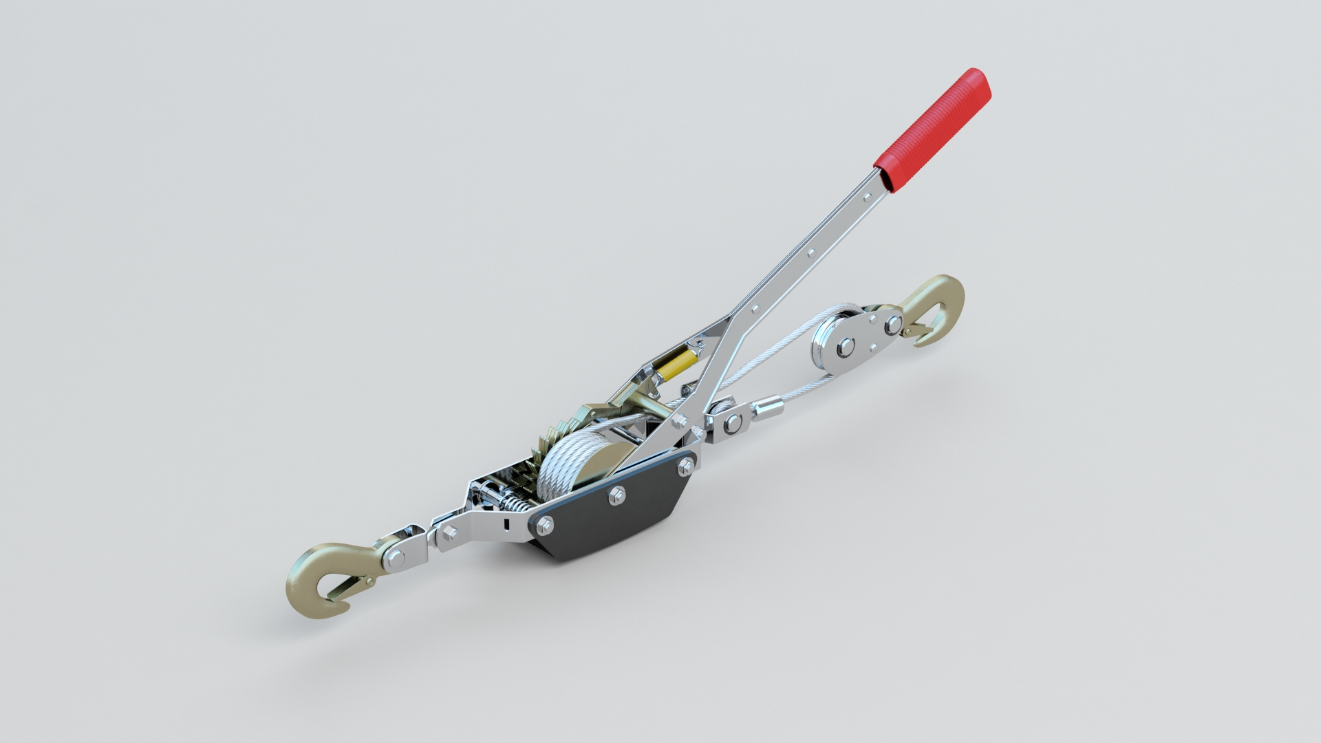 Winch TEKTON 2 Ton Power Puller 3D Model TurboSquid 1843552