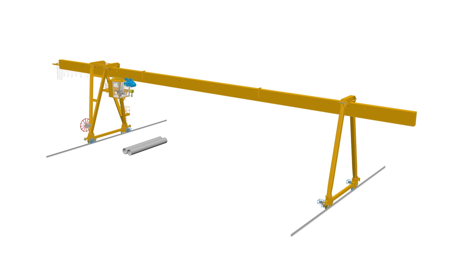 Crane Gantry Cabin 3D - TurboSquid 1675490