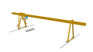 crane gantry cabin 3D