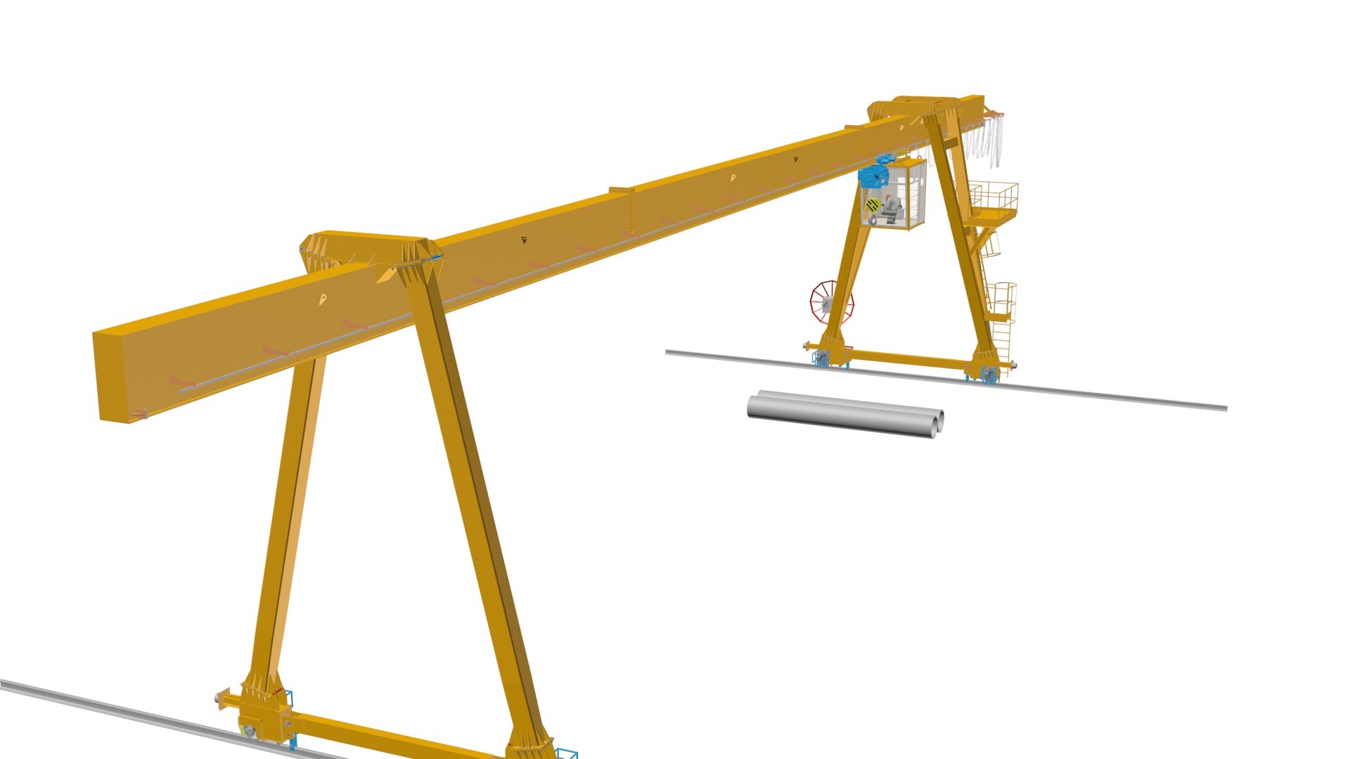 Crane Gantry Cabin 3D - TurboSquid 1675490