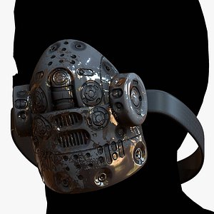 3D Gas mask respirator scifi mode model model
