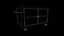 Storage Cart PBR Game Ready Low-poly 3D model