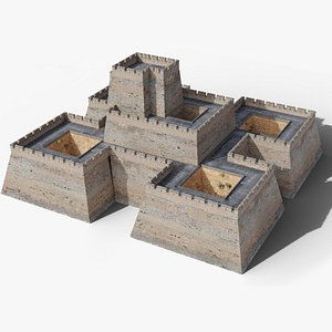 Procedural Modular Brick Wall for Castles or City Walls 3D