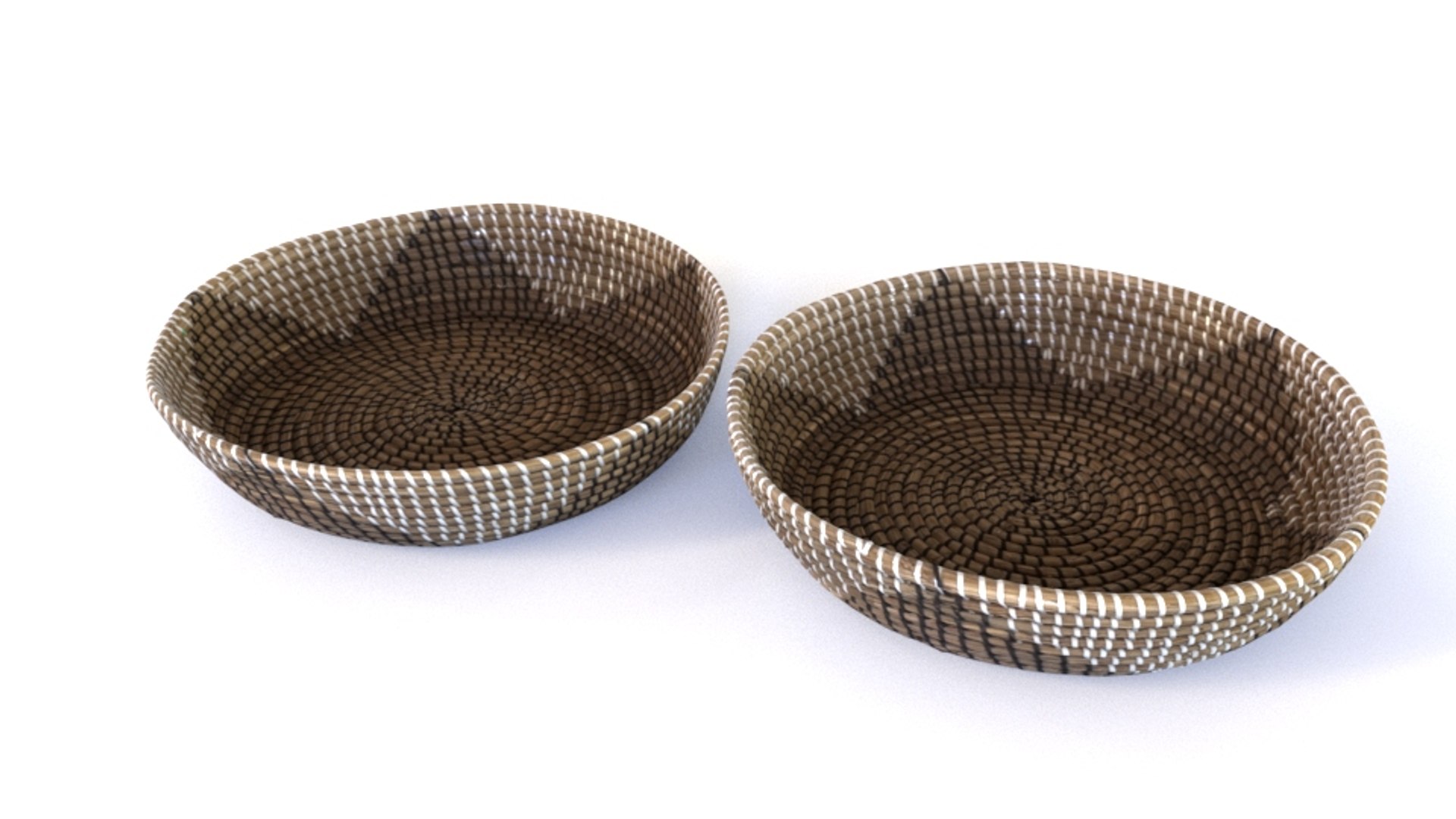 3d Seagrass Designer Decorative Bowl Model - Turbosquid 1488442